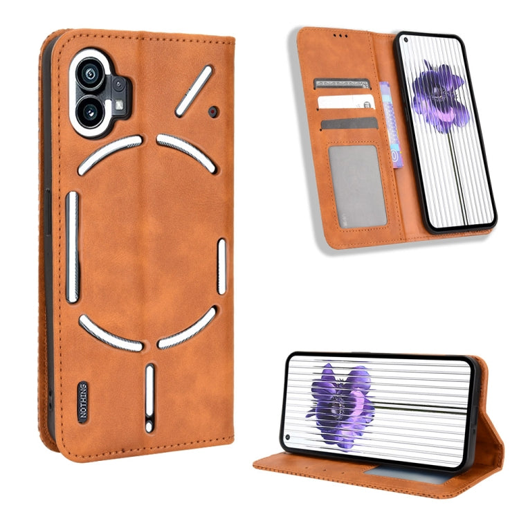 Magnetic Buckle Retro Texture Leather Phone Case, For Nothing Phone 1, For OPPO A57 5G / 4G, For OPPO A97 5G, For Realme GT2 Explorer Master, For TCL 30 XL, For vivo Y02s