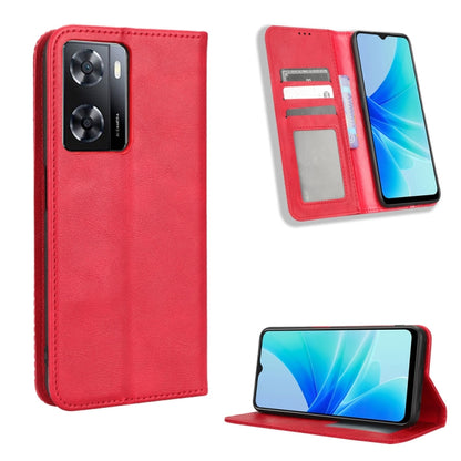 Magnetic Buckle Retro Texture Leather Phone Case, For Nothing Phone 1, For OPPO A57 5G / 4G, For OPPO A97 5G, For Realme GT2 Explorer Master, For TCL 30 XL, For vivo Y02s