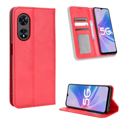 Magnetic Buckle Retro Texture Leather Phone Case, For Nothing Phone 1, For OPPO A57 5G / 4G, For OPPO A97 5G, For Realme GT2 Explorer Master, For TCL 30 XL, For vivo Y02s
