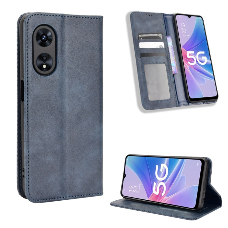 Magnetic Buckle Retro Texture Leather Phone Case, For Nothing Phone 1, For OPPO A57 5G / 4G, For OPPO A97 5G, For Realme GT2 Explorer Master, For TCL 30 XL, For vivo Y02s