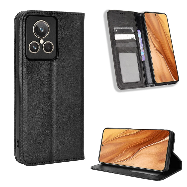 Magnetic Buckle Retro Texture Leather Phone Case, For Nothing Phone 1, For OPPO A57 5G / 4G, For OPPO A97 5G, For Realme GT2 Explorer Master, For TCL 30 XL, For vivo Y02s