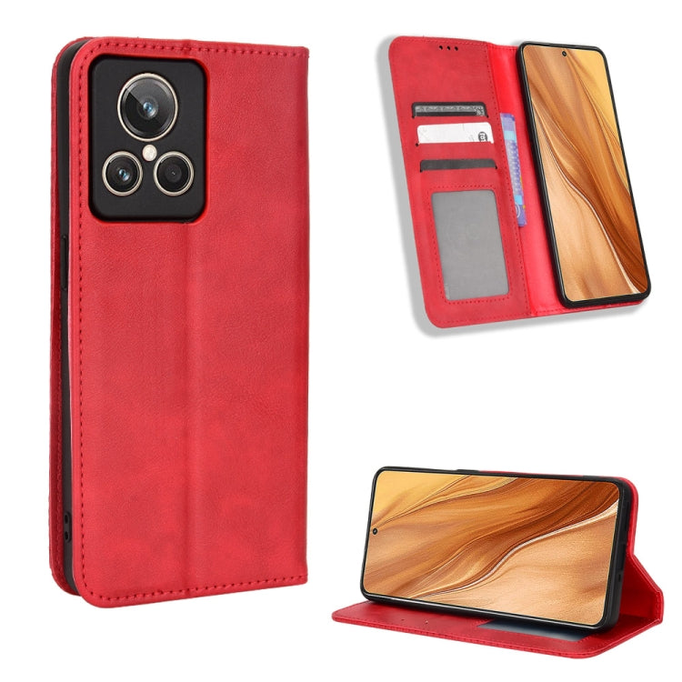 Magnetic Buckle Retro Texture Leather Phone Case, For Nothing Phone 1, For OPPO A57 5G / 4G, For OPPO A97 5G, For Realme GT2 Explorer Master, For TCL 30 XL, For vivo Y02s