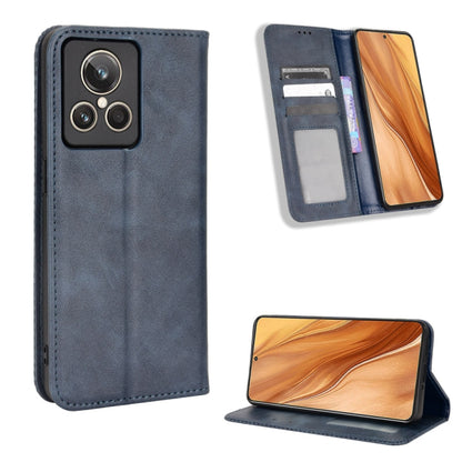 Magnetic Buckle Retro Texture Leather Phone Case, For Nothing Phone 1, For OPPO A57 5G / 4G, For OPPO A97 5G, For Realme GT2 Explorer Master, For TCL 30 XL, For vivo Y02s