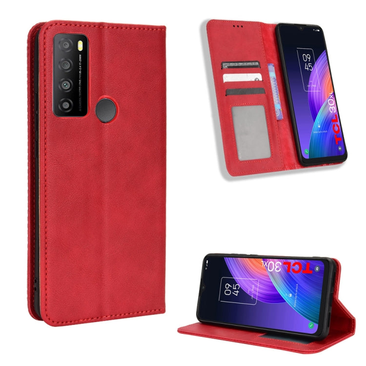 Magnetic Buckle Retro Texture Leather Phone Case, For Nothing Phone 1, For OPPO A57 5G / 4G, For OPPO A97 5G, For Realme GT2 Explorer Master, For TCL 30 XL, For vivo Y02s