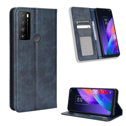Magnetic Buckle Retro Texture Leather Phone Case, For Nothing Phone 1, For OPPO A57 5G / 4G, For OPPO A97 5G, For Realme GT2 Explorer Master, For TCL 30 XL, For vivo Y02s