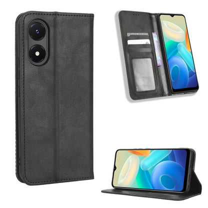 Magnetic Buckle Retro Texture Leather Phone Case, For Nothing Phone 1, For OPPO A57 5G / 4G, For OPPO A97 5G, For Realme GT2 Explorer Master, For TCL 30 XL, For vivo Y02s