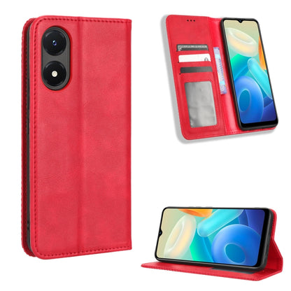 Magnetic Buckle Retro Texture Leather Phone Case, For Nothing Phone 1, For OPPO A57 5G / 4G, For OPPO A97 5G, For Realme GT2 Explorer Master, For TCL 30 XL, For vivo Y02s