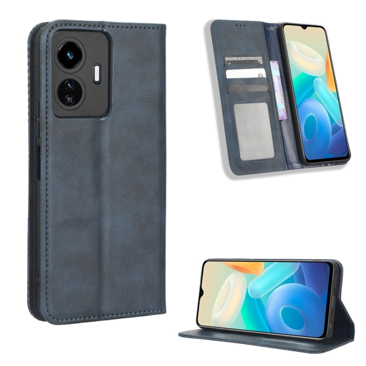 Magnetic Buckle Retro Texture Leather Phone Case, For vivo Y77 5G, For Infinix Note 12 G96, For Infinix Note 12 VIP, For Infinix Note 12i, For Tecno Camon 19 Pro, For Tecno Camon 19