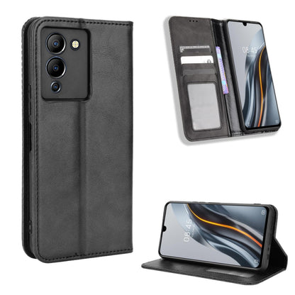 Magnetic Buckle Retro Texture Leather Phone Case, For vivo Y77 5G, For Infinix Note 12 G96, For Infinix Note 12 VIP, For Infinix Note 12i, For Tecno Camon 19 Pro, For Tecno Camon 19