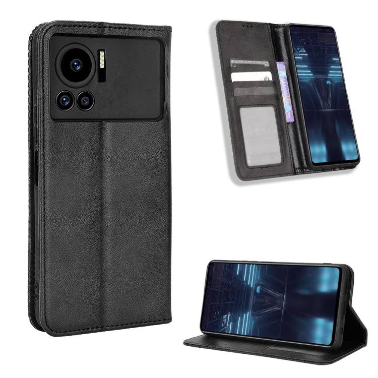 Magnetic Buckle Retro Texture Leather Phone Case, For vivo Y77 5G, For Infinix Note 12 G96, For Infinix Note 12 VIP, For Infinix Note 12i, For Tecno Camon 19 Pro, For Tecno Camon 19
