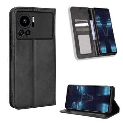 Magnetic Buckle Retro Texture Leather Phone Case, For vivo Y77 5G, For Infinix Note 12 G96, For Infinix Note 12 VIP, For Infinix Note 12i, For Tecno Camon 19 Pro, For Tecno Camon 19