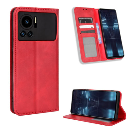 Magnetic Buckle Retro Texture Leather Phone Case, For vivo Y77 5G, For Infinix Note 12 G96, For Infinix Note 12 VIP, For Infinix Note 12i, For Tecno Camon 19 Pro, For Tecno Camon 19