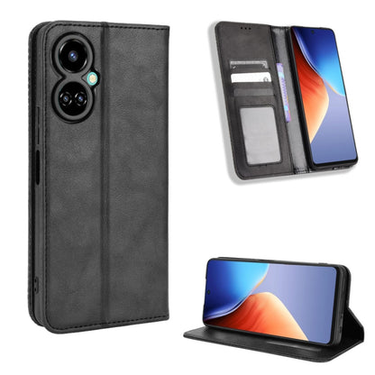 Magnetic Buckle Retro Texture Leather Phone Case, For vivo Y77 5G, For Infinix Note 12 G96, For Infinix Note 12 VIP, For Infinix Note 12i, For Tecno Camon 19 Pro, For Tecno Camon 19