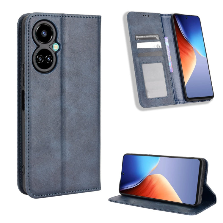 Magnetic Buckle Retro Texture Leather Phone Case, For vivo Y77 5G, For Infinix Note 12 G96, For Infinix Note 12 VIP, For Infinix Note 12i, For Tecno Camon 19 Pro, For Tecno Camon 19
