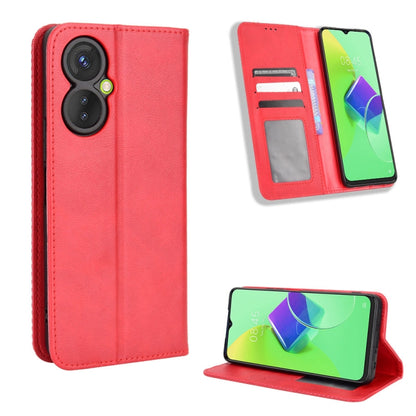Magnetic Buckle Retro Texture Leather Phone Case, For Tecno Pova3, For Tecno Spark 9 Pro, For ASUS ROG Phone 6 / 6 Pro, For ASUS Zenfone 9, For Huawei nova Y90, For Cubot X50
