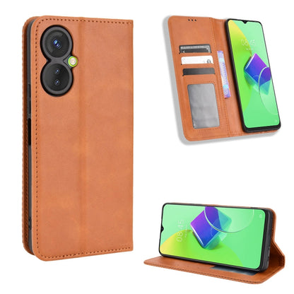 Magnetic Buckle Retro Texture Leather Phone Case, For Tecno Pova3, For Tecno Spark 9 Pro, For ASUS ROG Phone 6 / 6 Pro, For ASUS Zenfone 9, For Huawei nova Y90, For Cubot X50