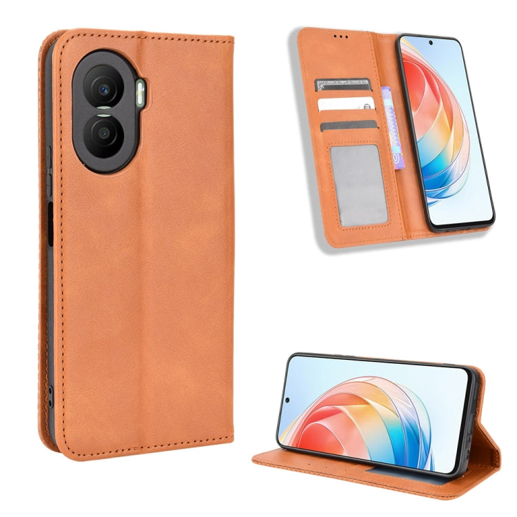 Magnetic Buckle Retro Texture Leather Phone Case, For Honor X40i, For Samsung Galaxy Z Fold4 5G, For HotPepper Serrano3, For OnePlus 10T 5G / Ace Pro 5G, For ZTE Avid 589 Z5158, For ZTE Nubia Red Magic 7S Pro