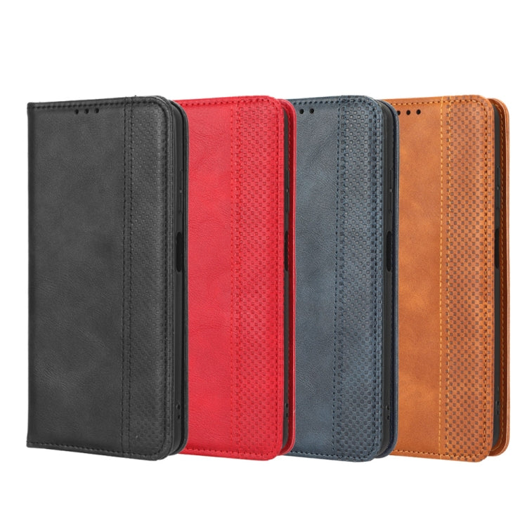 Magnetic Buckle Retro Texture Leather Phone Case, For Honor X40i, For Samsung Galaxy Z Fold4 5G, For HotPepper Serrano3, For OnePlus 10T 5G / Ace Pro 5G, For ZTE Avid 589 Z5158, For ZTE Nubia Red Magic 7S Pro