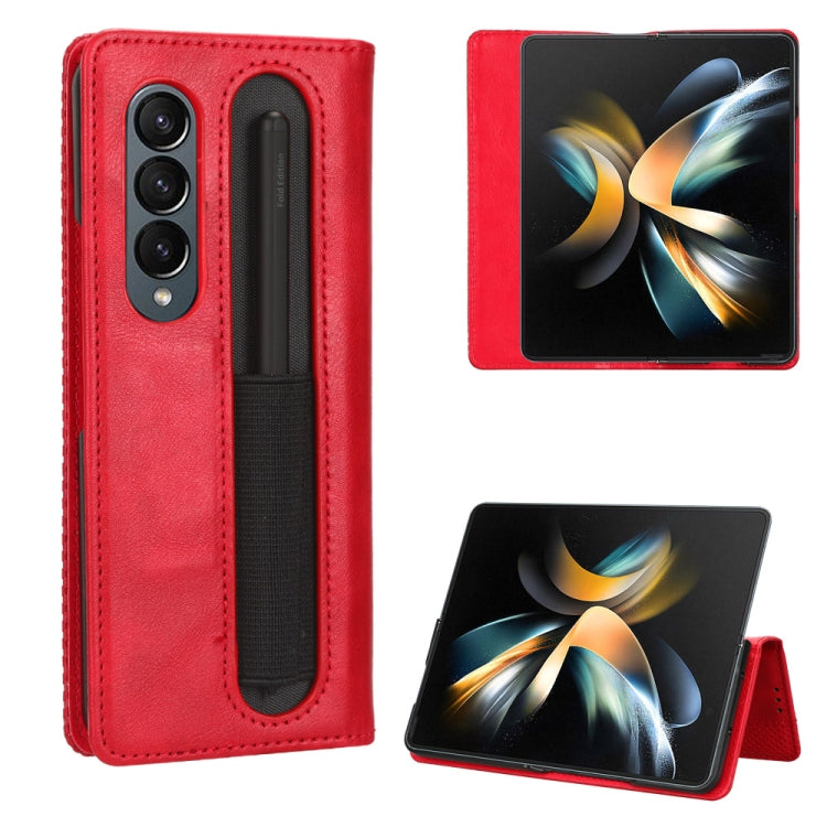 Magnetic Buckle Retro Texture Leather Phone Case, For Honor X40i, For Samsung Galaxy Z Fold4 5G, For HotPepper Serrano3, For OnePlus 10T 5G / Ace Pro 5G, For ZTE Avid 589 Z5158, For ZTE Nubia Red Magic 7S Pro