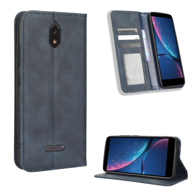 Magnetic Buckle Retro Texture Leather Phone Case, For Honor X40i, For Samsung Galaxy Z Fold4 5G, For HotPepper Serrano3, For OnePlus 10T 5G / Ace Pro 5G, For ZTE Avid 589 Z5158, For ZTE Nubia Red Magic 7S Pro