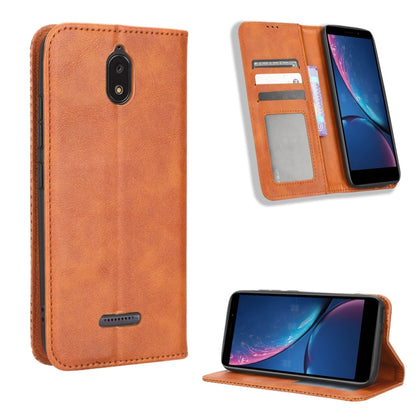 Magnetic Buckle Retro Texture Leather Phone Case, For Honor X40i, For Samsung Galaxy Z Fold4 5G, For HotPepper Serrano3, For OnePlus 10T 5G / Ace Pro 5G, For ZTE Avid 589 Z5158, For ZTE Nubia Red Magic 7S Pro