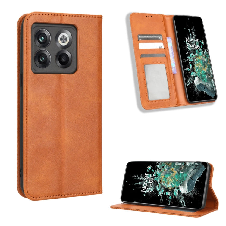 Magnetic Buckle Retro Texture Leather Phone Case, For Honor X40i, For Samsung Galaxy Z Fold4 5G, For HotPepper Serrano3, For OnePlus 10T 5G / Ace Pro 5G, For ZTE Avid 589 Z5158, For ZTE Nubia Red Magic 7S Pro
