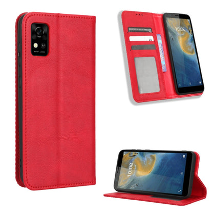 Magnetic Buckle Retro Texture Leather Phone Case, For Honor X40i, For Samsung Galaxy Z Fold4 5G, For HotPepper Serrano3, For OnePlus 10T 5G / Ace Pro 5G, For ZTE Avid 589 Z5158, For ZTE Nubia Red Magic 7S Pro
