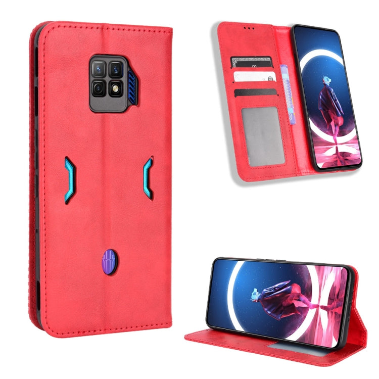 Magnetic Buckle Retro Texture Leather Phone Case, For Honor X40i, For Samsung Galaxy Z Fold4 5G, For HotPepper Serrano3, For OnePlus 10T 5G / Ace Pro 5G, For ZTE Avid 589 Z5158, For ZTE Nubia Red Magic 7S Pro