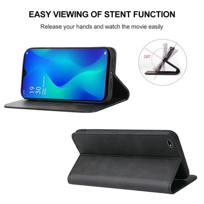 Magnetic Closure Leather Phone Case, For OPPO A1k, For OPPO A5s, For OPPO A7n, For OPPO A8, For OPPO A11k, For OPPO A15s, For OPPO A16