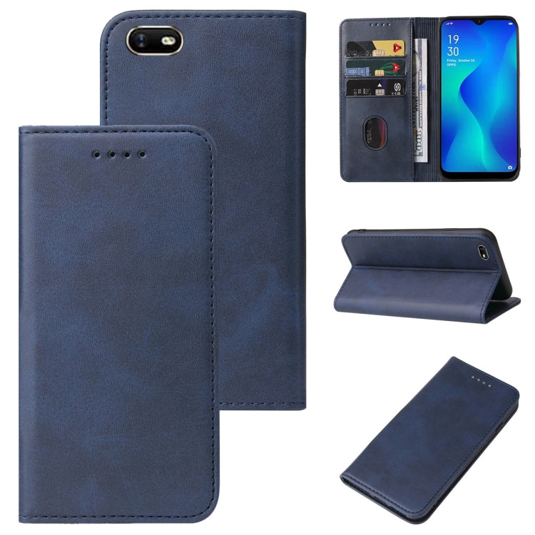 Magnetic Closure Leather Phone Case, For OPPO A1k, For OPPO A5s, For OPPO A7n, For OPPO A8, For OPPO A11k, For OPPO A15s, For OPPO A16
