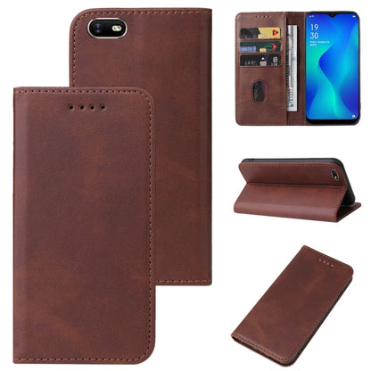 Magnetic Closure Leather Phone Case, For OPPO A1k, For OPPO A5s, For OPPO A7n, For OPPO A8, For OPPO A11k, For OPPO A15s, For OPPO A16