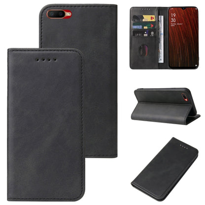 Magnetic Closure Leather Phone Case, For OPPO A1k, For OPPO A5s, For OPPO A7n, For OPPO A8, For OPPO A11k, For OPPO A15s, For OPPO A16