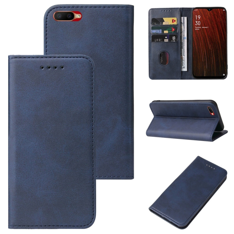 Magnetic Closure Leather Phone Case, For OPPO A1k, For OPPO A5s, For OPPO A7n, For OPPO A8, For OPPO A11k, For OPPO A15s, For OPPO A16