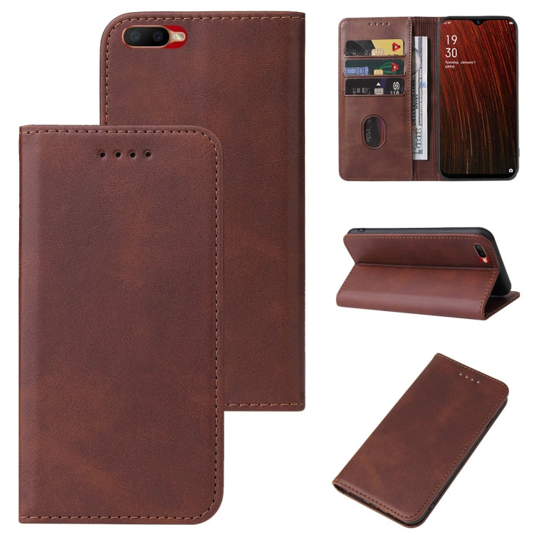 Magnetic Closure Leather Phone Case, For OPPO A1k, For OPPO A5s, For OPPO A7n, For OPPO A8, For OPPO A11k, For OPPO A15s, For OPPO A16