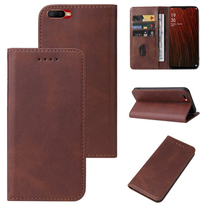Magnetic Closure Leather Phone Case, For OPPO A1k, For OPPO A5s, For OPPO A7n, For OPPO A8, For OPPO A11k, For OPPO A15s, For OPPO A16