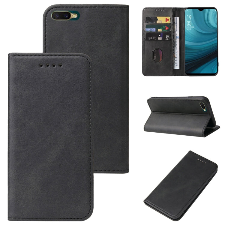 Magnetic Closure Leather Phone Case, For OPPO A1k, For OPPO A5s, For OPPO A7n, For OPPO A8, For OPPO A11k, For OPPO A15s, For OPPO A16