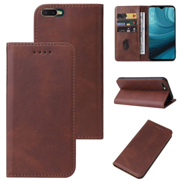 Magnetic Closure Leather Phone Case, For OPPO A1k, For OPPO A5s, For OPPO A7n, For OPPO A8, For OPPO A11k, For OPPO A15s, For OPPO A16