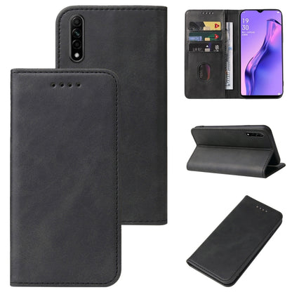 Magnetic Closure Leather Phone Case, For OPPO A1k, For OPPO A5s, For OPPO A7n, For OPPO A8, For OPPO A11k, For OPPO A15s, For OPPO A16