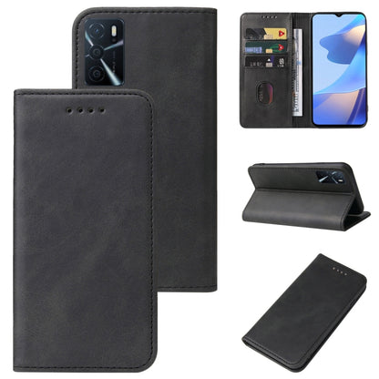 Magnetic Closure Leather Phone Case, For OPPO A1k, For OPPO A5s, For OPPO A7n, For OPPO A8, For OPPO A11k, For OPPO A15s, For OPPO A16