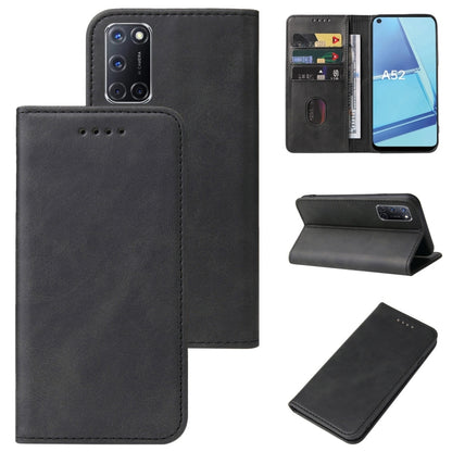Magnetic Closure Leather Phone Case, For OPPO A52, For OPPO A53, For OPPO A53s 5G, For OPPO A54, For OPPO A54 5G, For OPPO A54s, For OPPO A72 5G