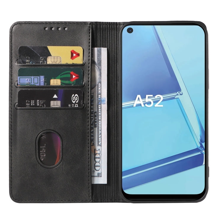 Magnetic Closure Leather Phone Case, For OPPO A52, For OPPO A53, For OPPO A53s 5G, For OPPO A54, For OPPO A54 5G, For OPPO A54s, For OPPO A72 5G