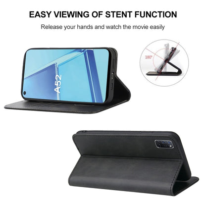Magnetic Closure Leather Phone Case, For OPPO A52, For OPPO A53, For OPPO A53s 5G, For OPPO A54, For OPPO A54 5G, For OPPO A54s, For OPPO A72 5G