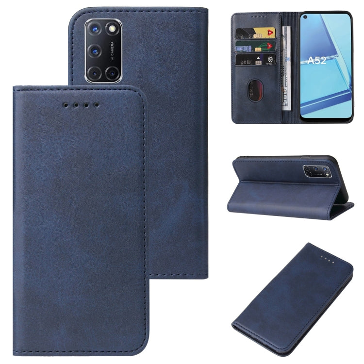 Magnetic Closure Leather Phone Case, For OPPO A52, For OPPO A53, For OPPO A53s 5G, For OPPO A54, For OPPO A54 5G, For OPPO A54s, For OPPO A72 5G