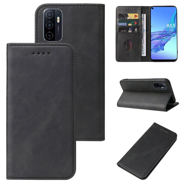 Magnetic Closure Leather Phone Case, For OPPO A52, For OPPO A53, For OPPO A53s 5G, For OPPO A54, For OPPO A54 5G, For OPPO A54s, For OPPO A72 5G