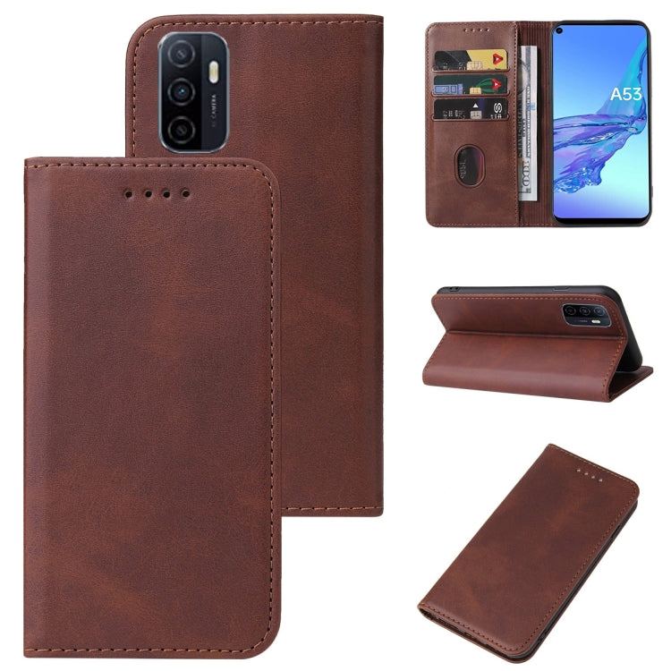 Magnetic Closure Leather Phone Case, For OPPO A52, For OPPO A53, For OPPO A53s 5G, For OPPO A54, For OPPO A54 5G, For OPPO A54s, For OPPO A72 5G