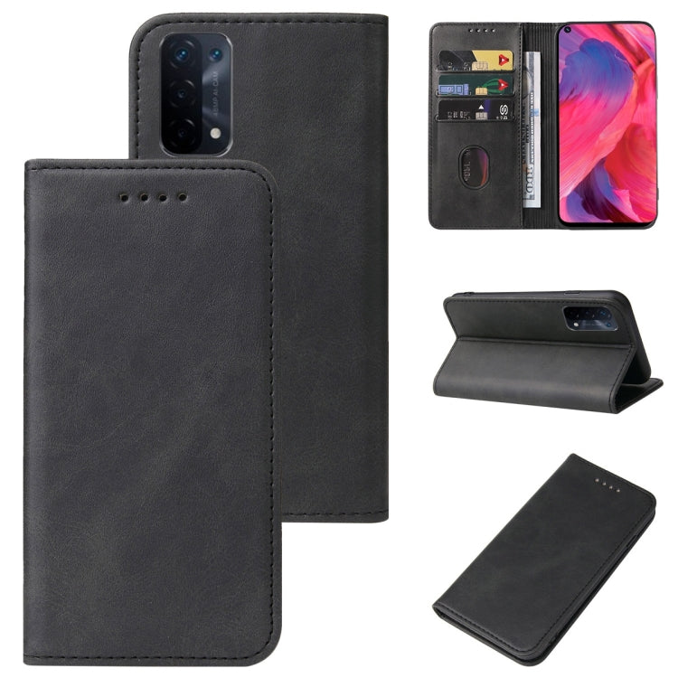 Magnetic Closure Leather Phone Case, For OPPO A52, For OPPO A53, For OPPO A53s 5G, For OPPO A54, For OPPO A54 5G, For OPPO A54s, For OPPO A72 5G
