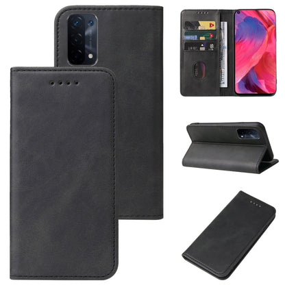 Magnetic Closure Leather Phone Case, For OPPO A52, For OPPO A53, For OPPO A53s 5G, For OPPO A54, For OPPO A54 5G, For OPPO A54s, For OPPO A72 5G