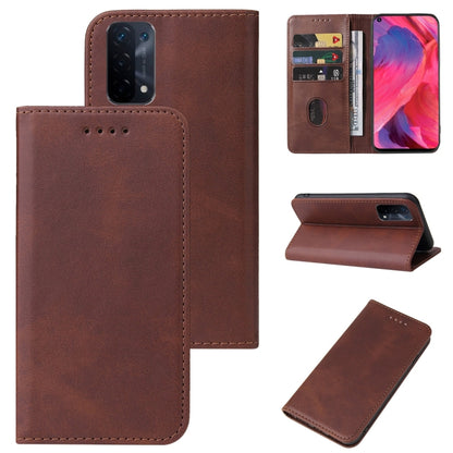 Magnetic Closure Leather Phone Case, For OPPO A52, For OPPO A53, For OPPO A53s 5G, For OPPO A54, For OPPO A54 5G, For OPPO A54s, For OPPO A72 5G
