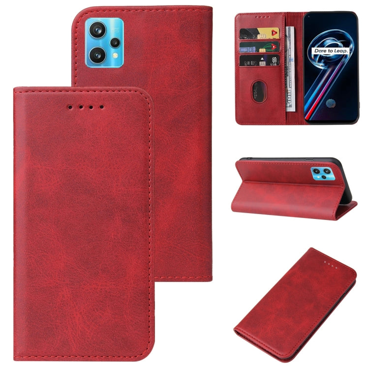 Magnetic Closure Leather Phone Case, For OPPO A73, For OPPO A73 5G, For OPPO A74 5G, For OPPO A91, For Realme 9 Pro, For Realme 9 Pro+, For OPPO Reno Z