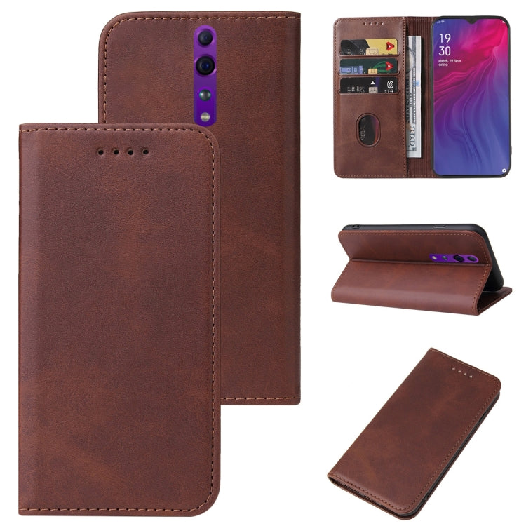 Magnetic Closure Leather Phone Case, For OPPO A73, For OPPO A73 5G, For OPPO A74 5G, For OPPO A91, For Realme 9 Pro, For Realme 9 Pro+, For OPPO Reno Z